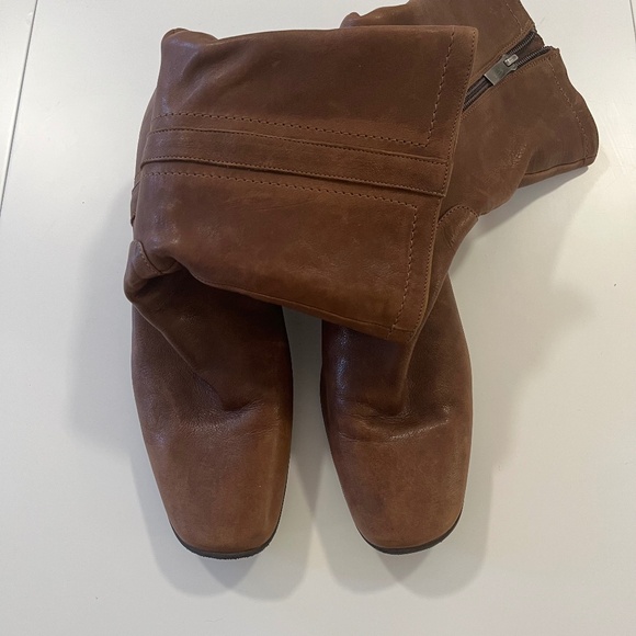 Brown Leather Boots - Picture 3 of 7